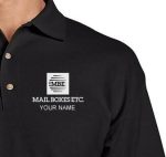 Mailboxes Etc. MBE Black Polo Shirt