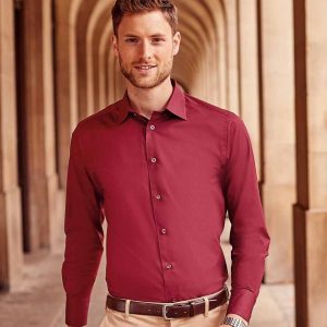 Russell Long Sleeve Ecare Fitted Shirt - 946M