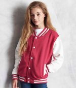 JH043B AWDis Kids Varsity Jacket
