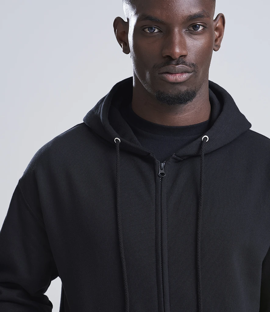 JH050 AWDis Zoodie Zip Hoodie Close Up