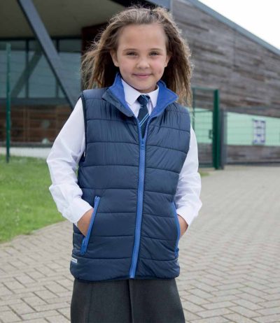 RS234B Result Core Kids Padded Bodywarmer