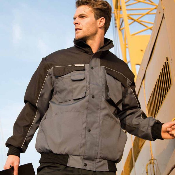 Result Workguard Zip Sleeve Jacket - RS71