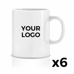 6x Branded Mugs