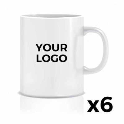 6x Branded Mugs