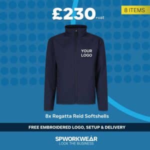 8x Regatta Reid Soft Shell Jacket Bundle - Winter