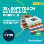 25x Notebooks - 1 Colour - SP Workwear