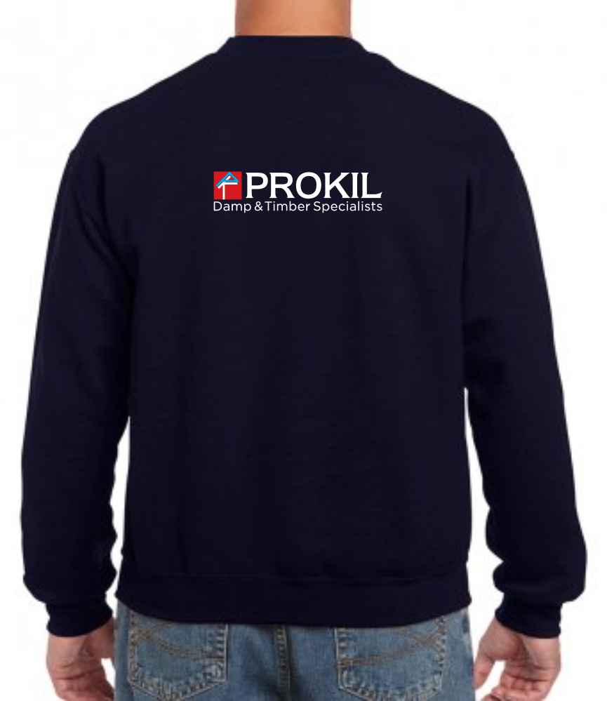 Prokil GD56 Technician Sweatshirt Back - Navy