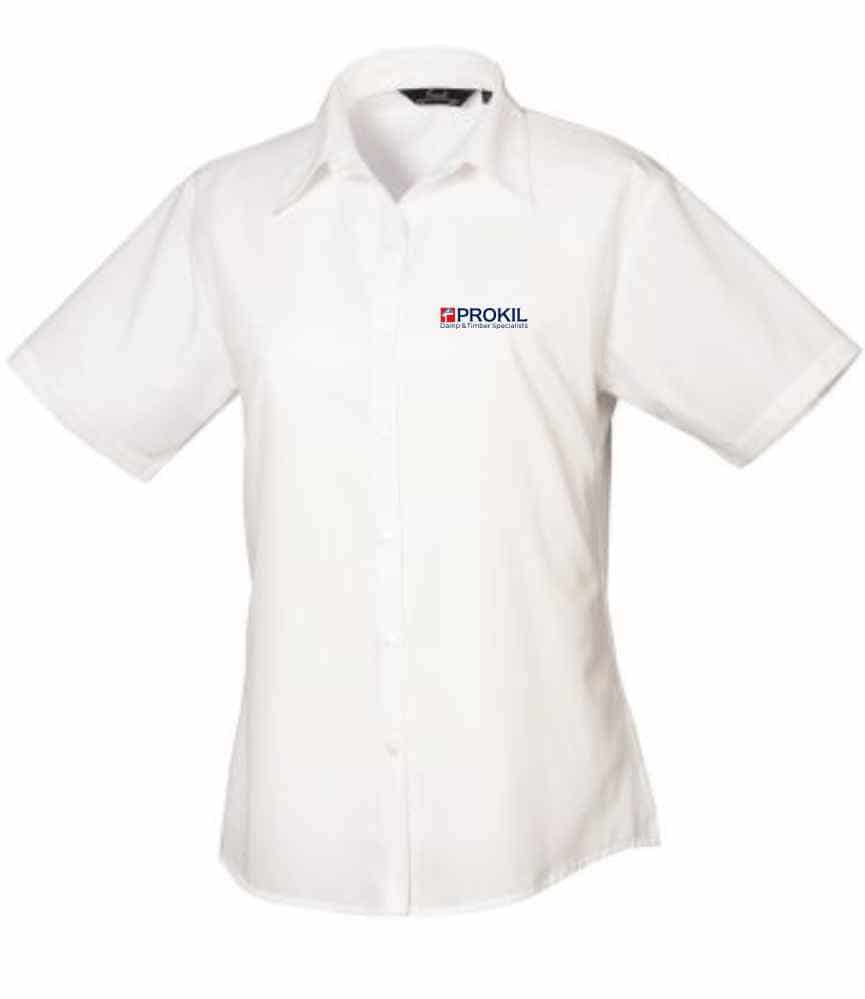 Prokil PR302 Surveyor Short Sleeve Shirt - Womens - White Prokil PR302 Surveyor Short Sleeve Shirt - Womens - White