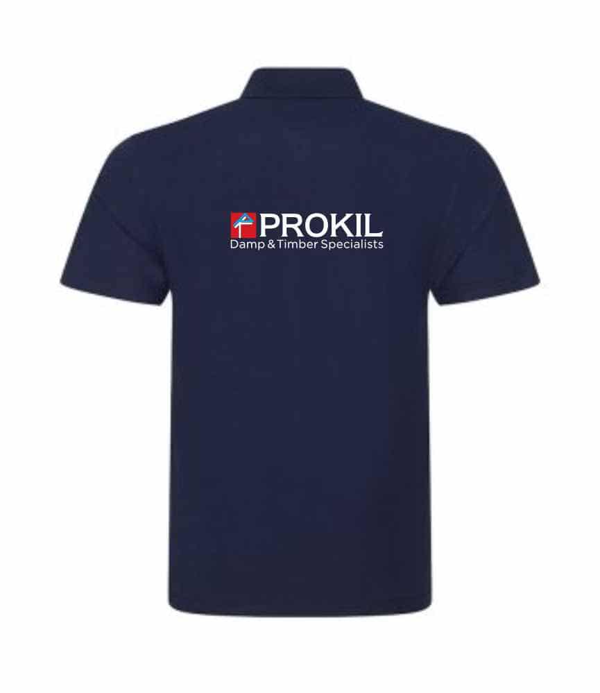 Prokil Technician Polo Back - Navy