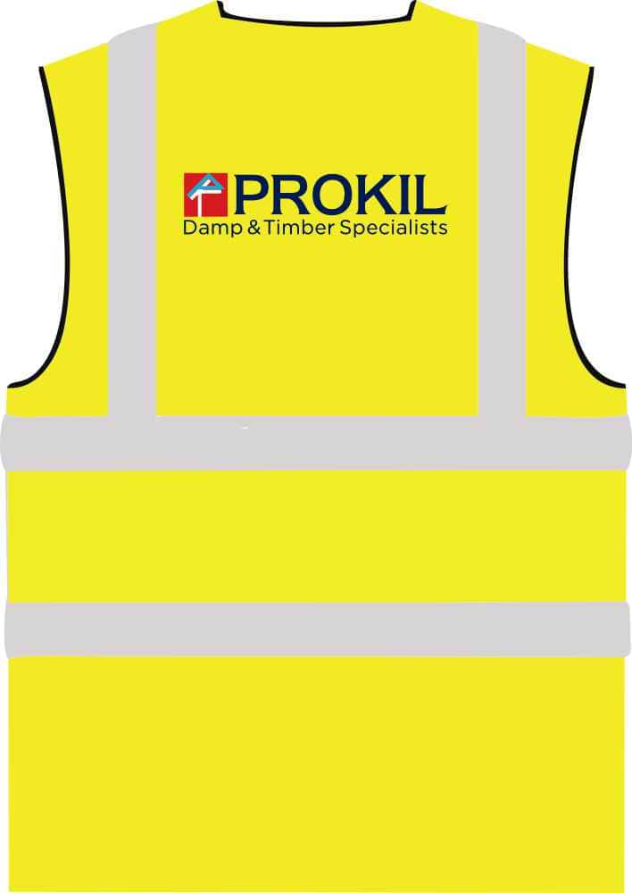 Prokil YK102 Hi Vis Vest Back