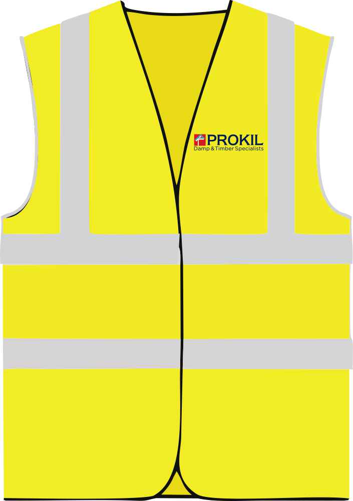 Prokil YK102 Hi Vis Vest Front Prokil YK102 Hi Vis Vest Front