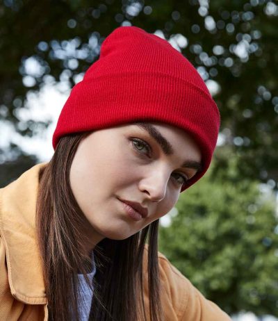 BB45N Beechfield Organic Cotton Original Cuffed Beanie
