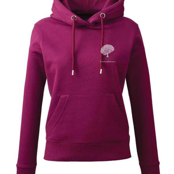 Grey Matters AM03 Ladies Hoodie - Burgundy