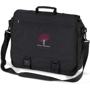 Grey Matters BG33 Portfolio Briefcase - Black