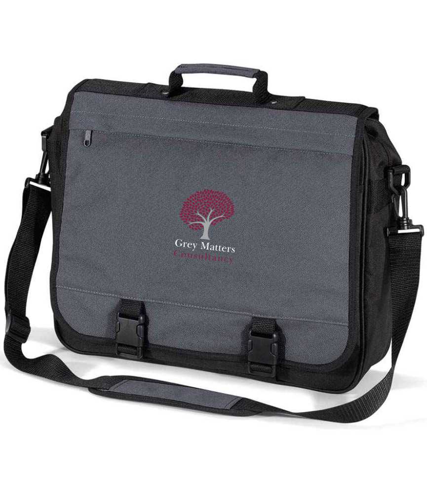 Grey Matters BG33 Portfolio Briefcase - Graphite Grey