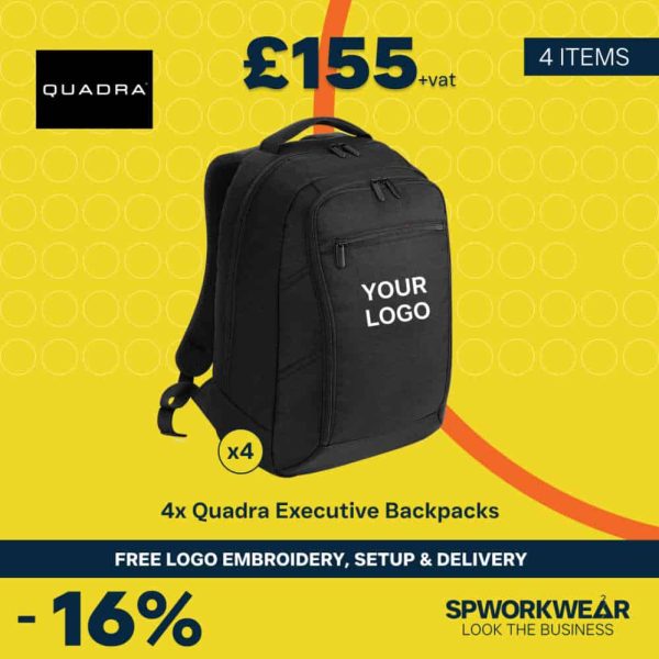 4x Quadra Executive Backpack Bundle - Summer