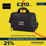 6x Quadra Executive Laptop Bag Bundle - Summer
