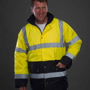 YK204 Yoko Hi-Vis Two Tone Motorway Jacket