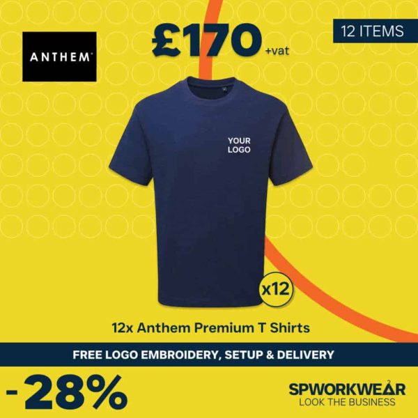 12x Anthem Premium T Shirt Bundle - Summer