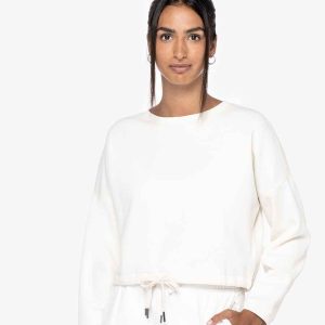 NS429 Native Spirit Ladies Oversized Cropped Sweatshirt