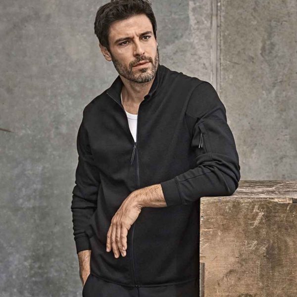 T5704 Tee Jays Athletic Full Zip Sweat Cardigan