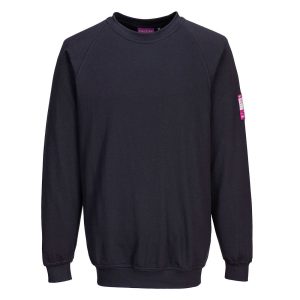 Portwest Flame Resistant Anti-Static Long Sleeve Sweatshirt - FR12