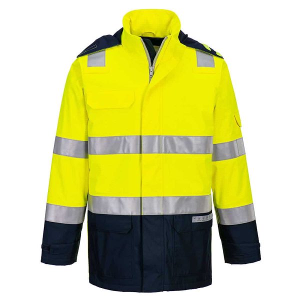 Portwest Bizflame Rain+ Hi-Vis Light Arc Jacket  - FR605