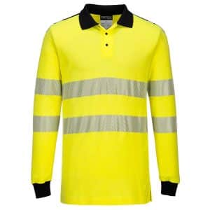 Portwest PW3 Flame Resistant Hi-Vis Polo Shirt - FR702