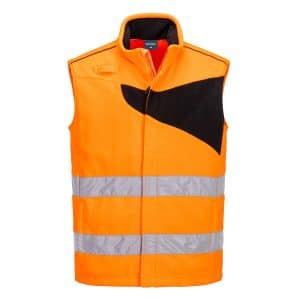 Portwest PW2 Hi-Vis Fleece Bodywarmer - PW231