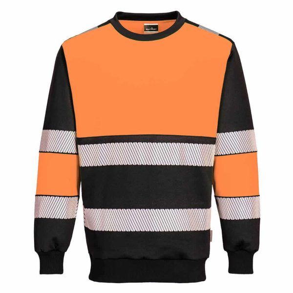 Portwest PW3 Hi-Vis Class 1 Sweatshirt - PW376