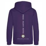 Cheerdance Purple Kids Hoodie Back
