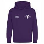 Cheerdance Purple Kids Hoodie Front