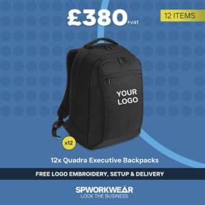 12 x Quadra Executive Backpack Bundle