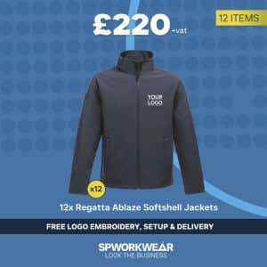 12 x Regatta Ablaze Softshell Jacket Bundle