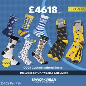 1000x Custom Knitted Socks - Winter