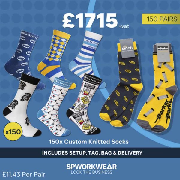 150x Custom Knitted Socks - Winter