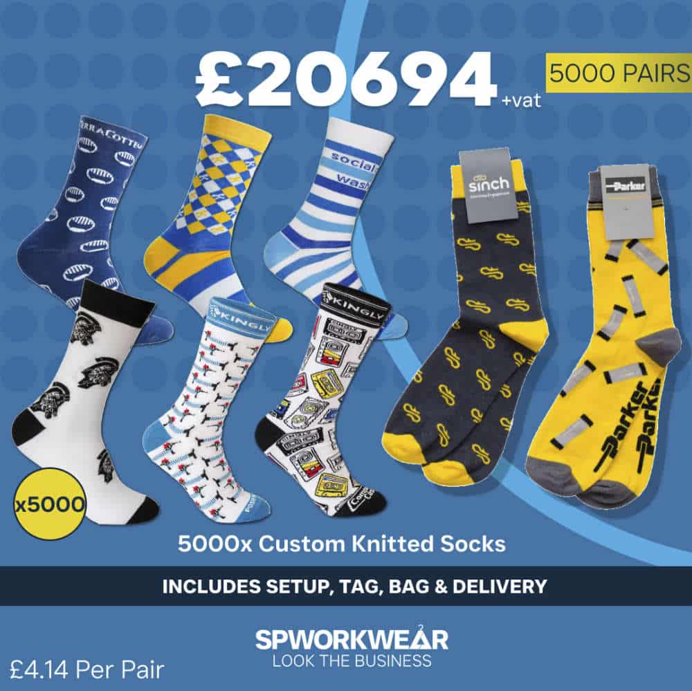 5000x Custom Knitted Socks - Winter 5000x Custom Knitted Socks - Winter
