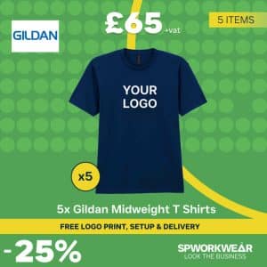 Gildan Midweight Printed T Shirt Bundle - Spring