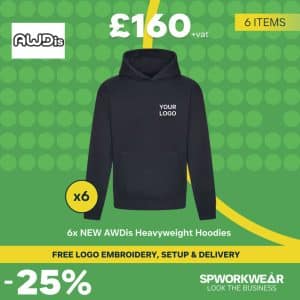AWDis Heavyweight Hoodies Bundle - Spring