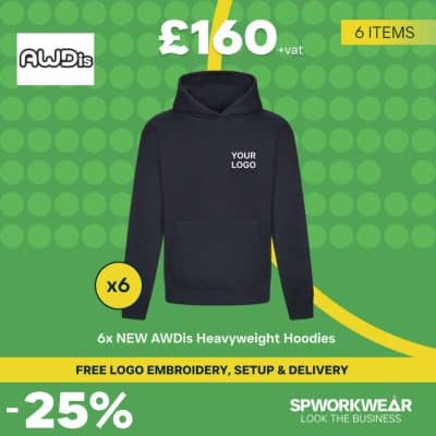 AWDis Heavyweight Hoodies Bundle - Spring