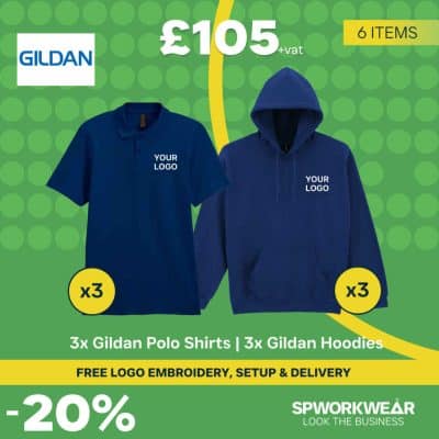 Gildan Polo & Hoodie Bundle - Spring