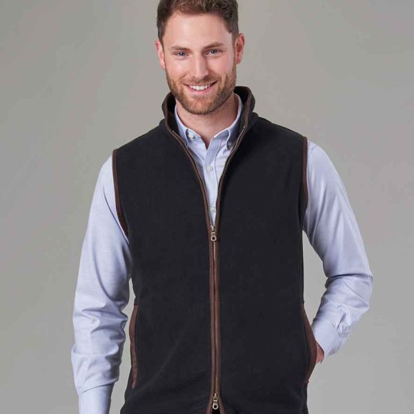Brook Taverner Unisex Cincinatti Fleece Gilet - BK525