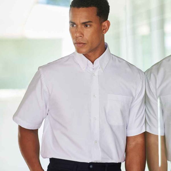 Henbury Short Sleeve Classic Oxford Shirt - H515