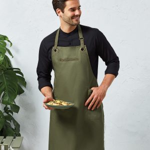 Premier Barley Sustainable Bib Apron - PR121