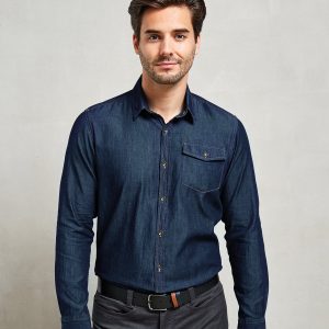 Premier Jeans Stitch Denim Shirt - PR222