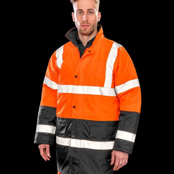 Result Core Motorway 2-Tone Safety Coat - RS452