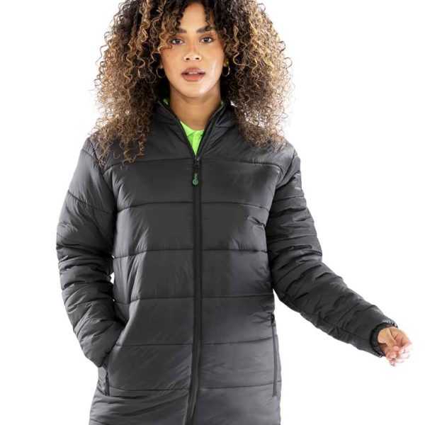 Result Genuine Recycled Hooded Padded Parka Jacket - RS910