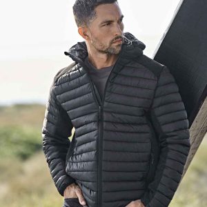 Tee Jays Crossover Hooded Padded Outdoor Jacket - T9610
