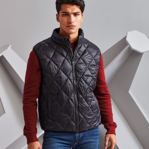 2786 Diamond pane padded gilet - TS033