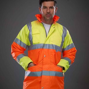 Yoko Hi-Vis Contrast Jacket - YK205